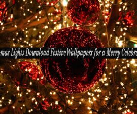 Christmas Lights Download Festive Wallpapers for a Merry Celebrations